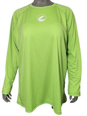 HALCURT NWT Long Sleeve Rash Guard Swim Shirt With Built-In Bra - Women's 4X